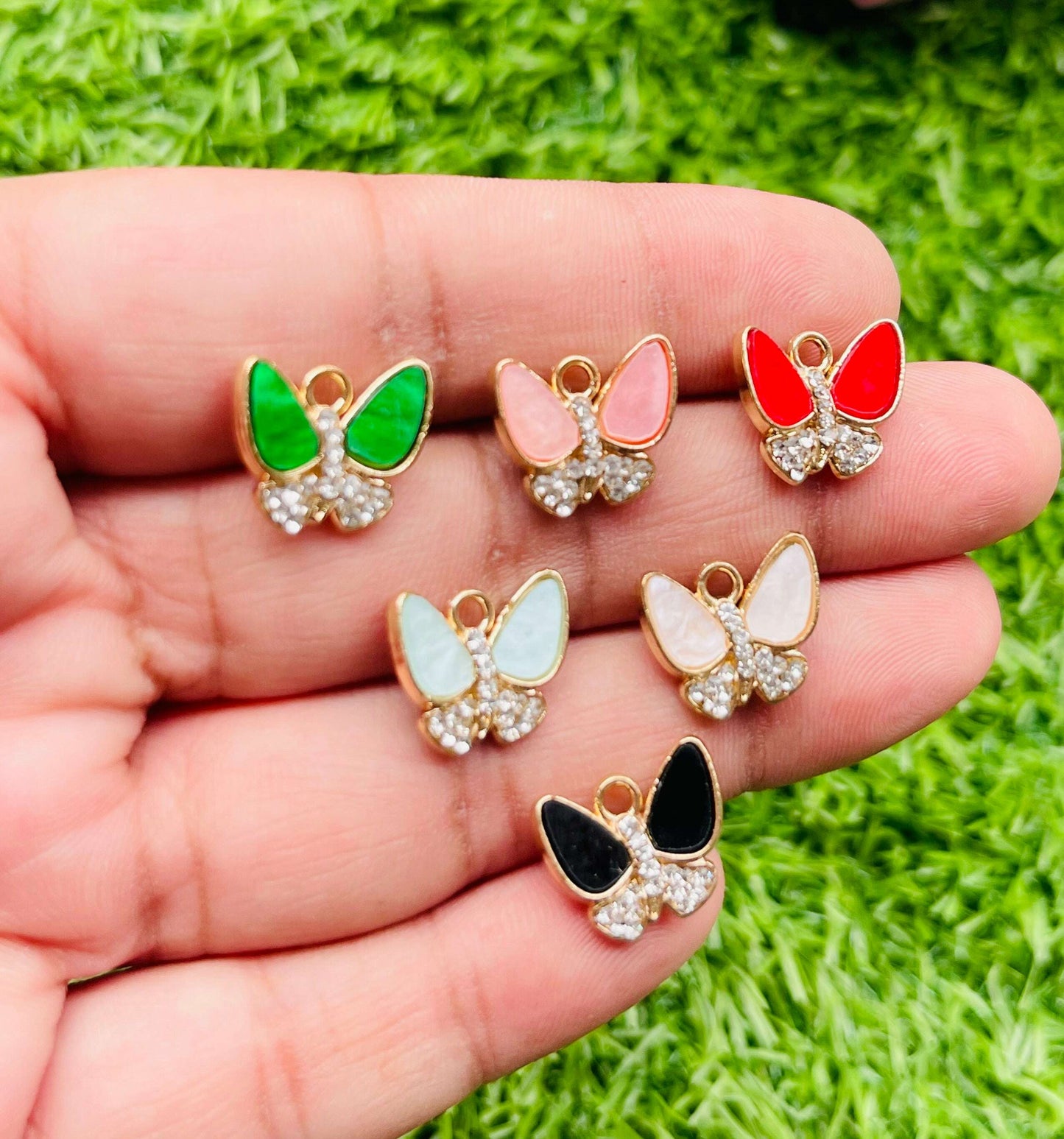 Charms 3d pendant 6 pcs