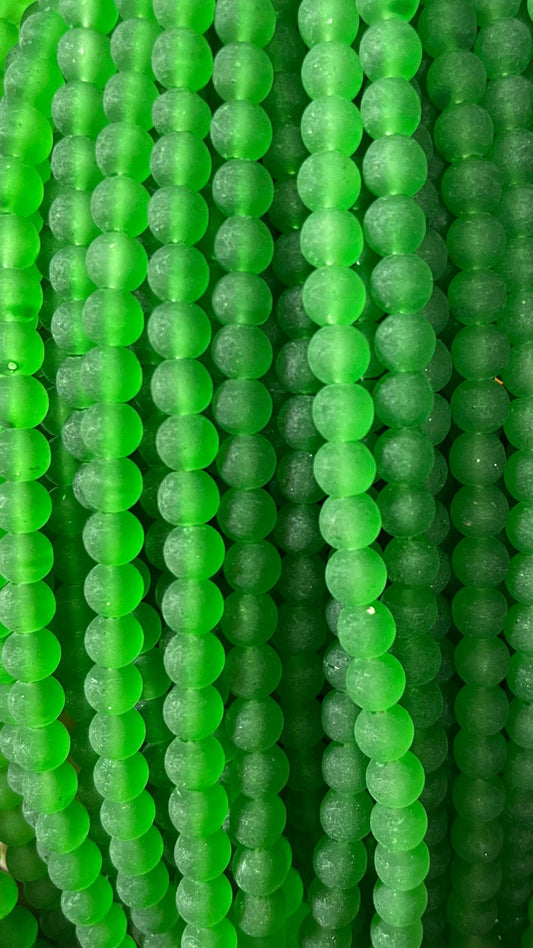 Mate glass beads 8mm