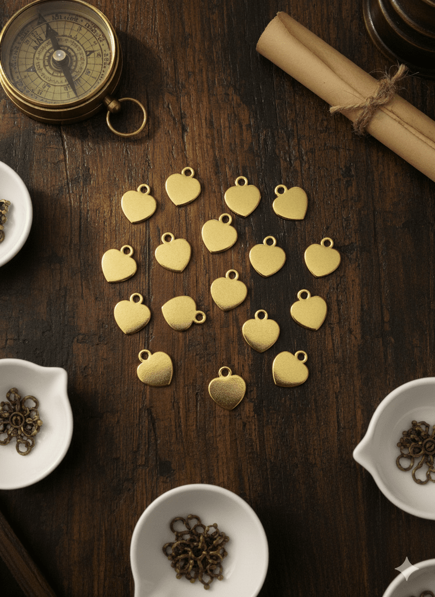 Golden/Silver Heart
