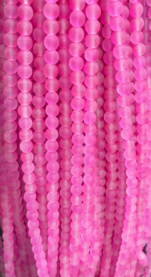 Matte beads 8mm