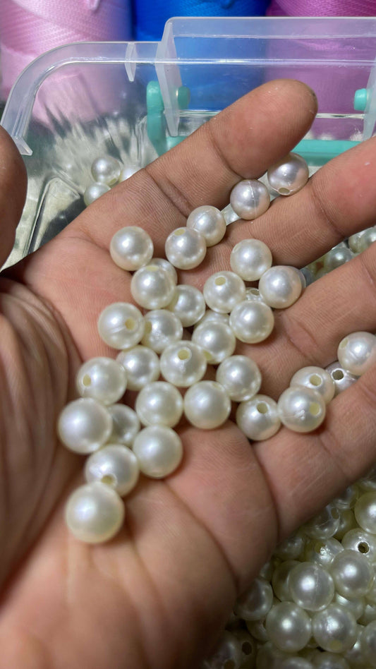 Pearl beads white 10mm