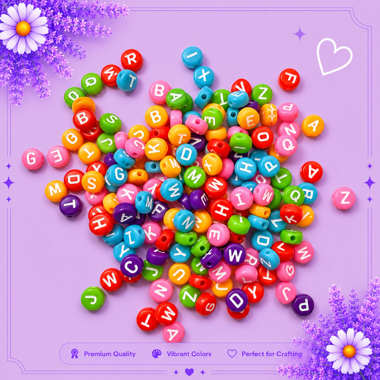 Colorful Alphabet Beads