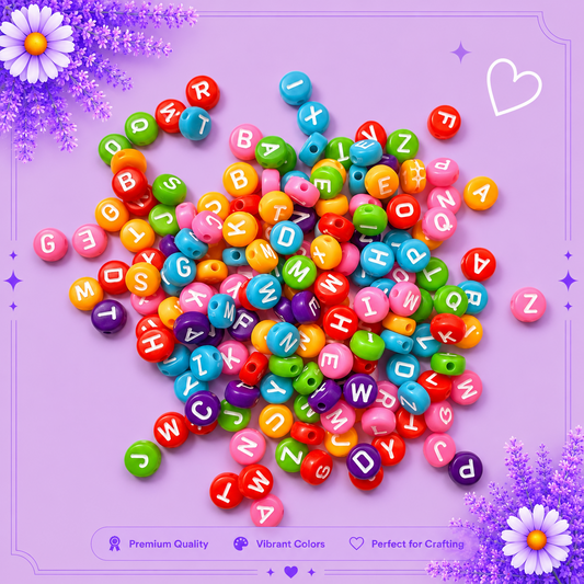 Colorful Alphabet Beads