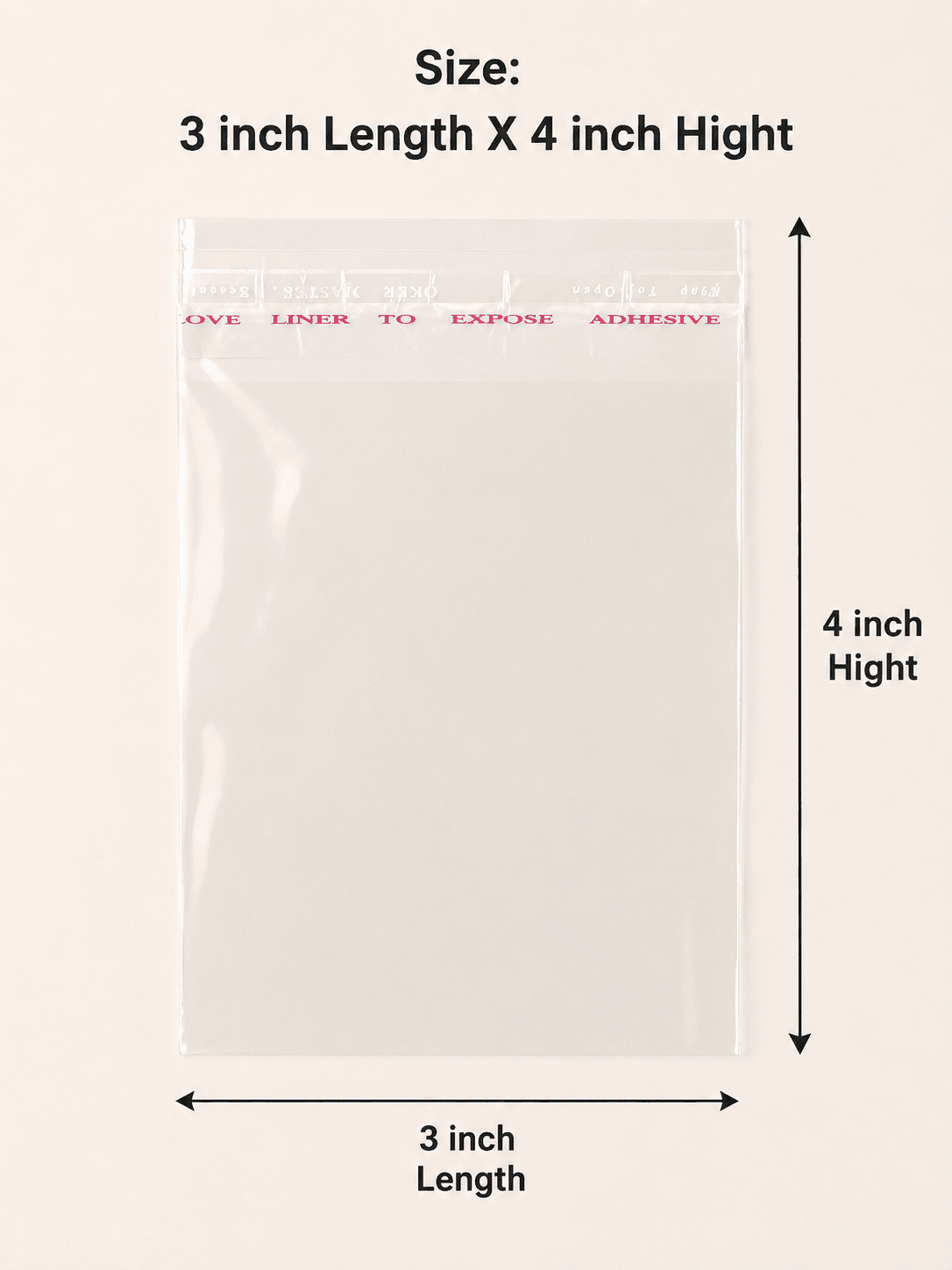 3x4inch Packaging Pouch