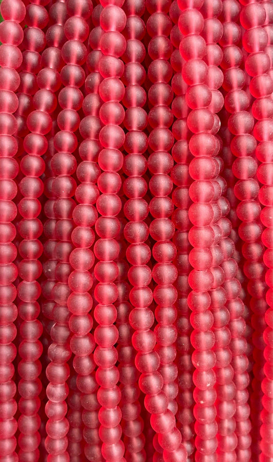 Matte beads 8mm