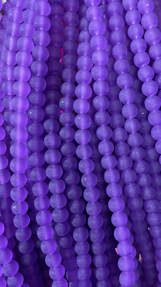 Mate glass beads 8mm