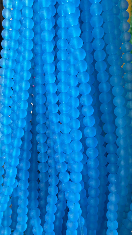 Mate glass beads 8mm