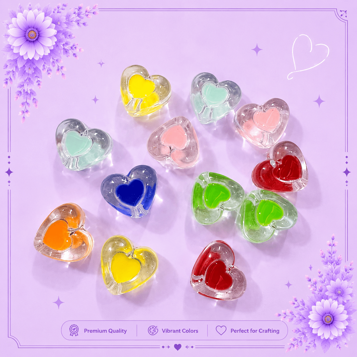 Heart Beads