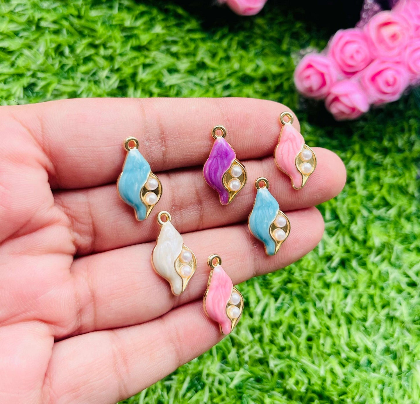 Charms 3d pendant 6 pcs