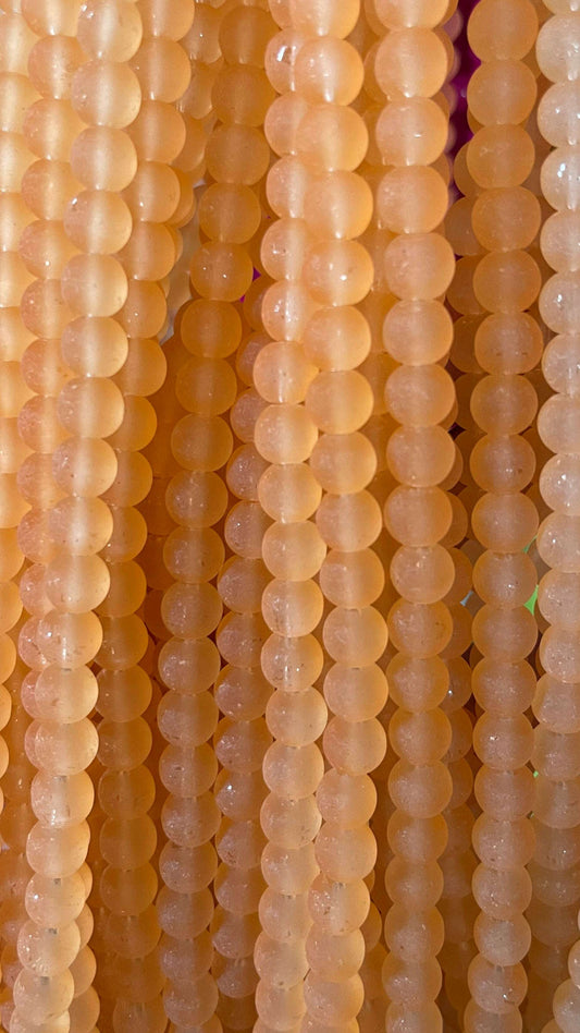 Mate glass beads 8mm