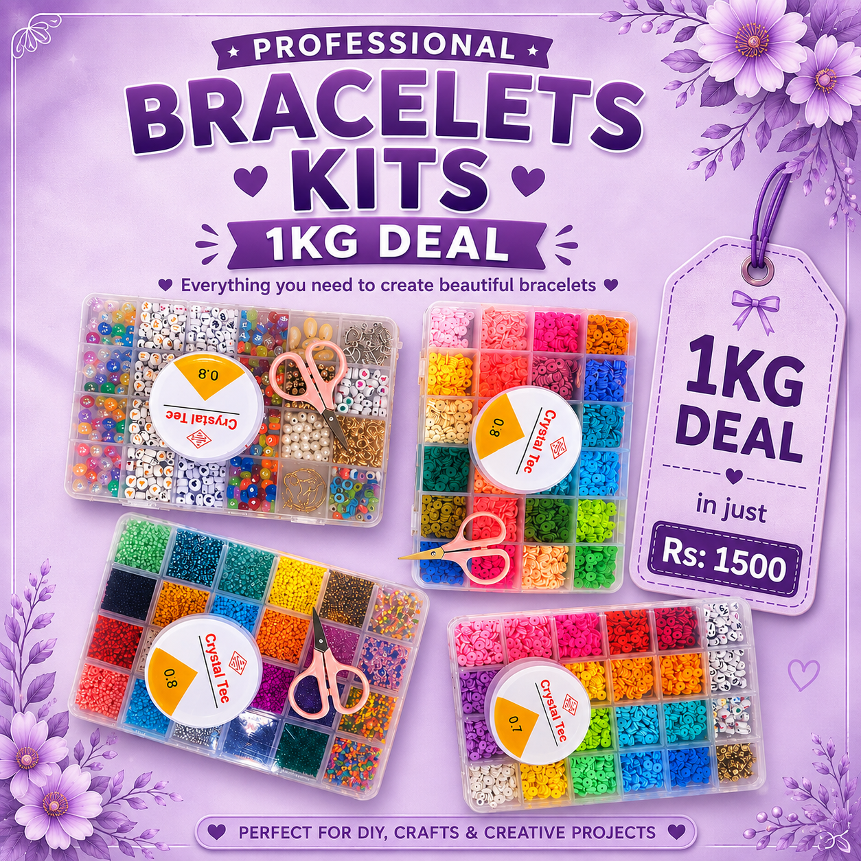 1kg Deal of Bracelet Kit