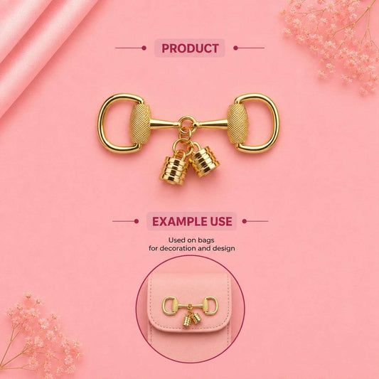 D Ring Connector with Tassel Charms