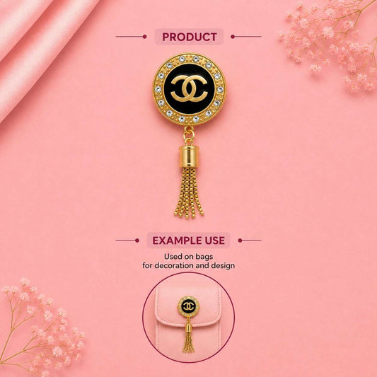 Luxury Gold Tassel Bag Charm