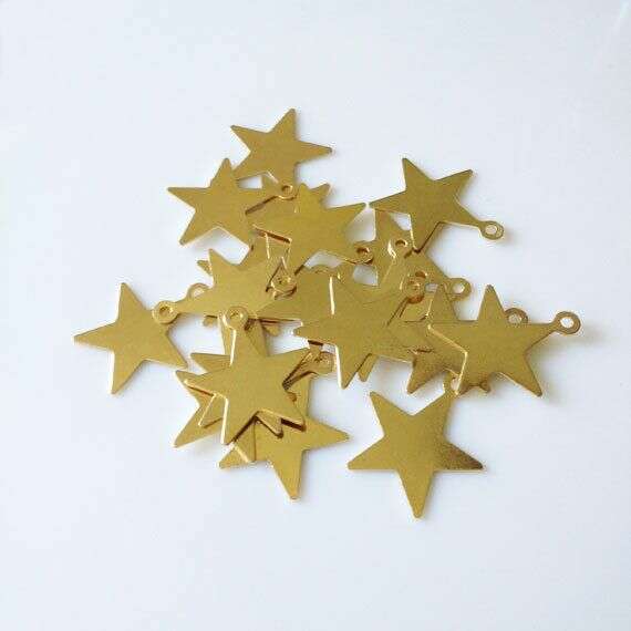 Star Charm Golden & Silver